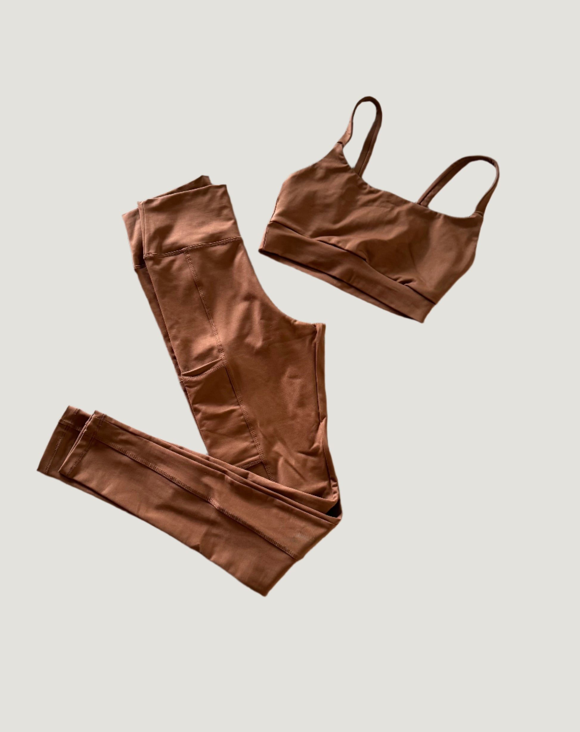 Brown Legging & Top Set