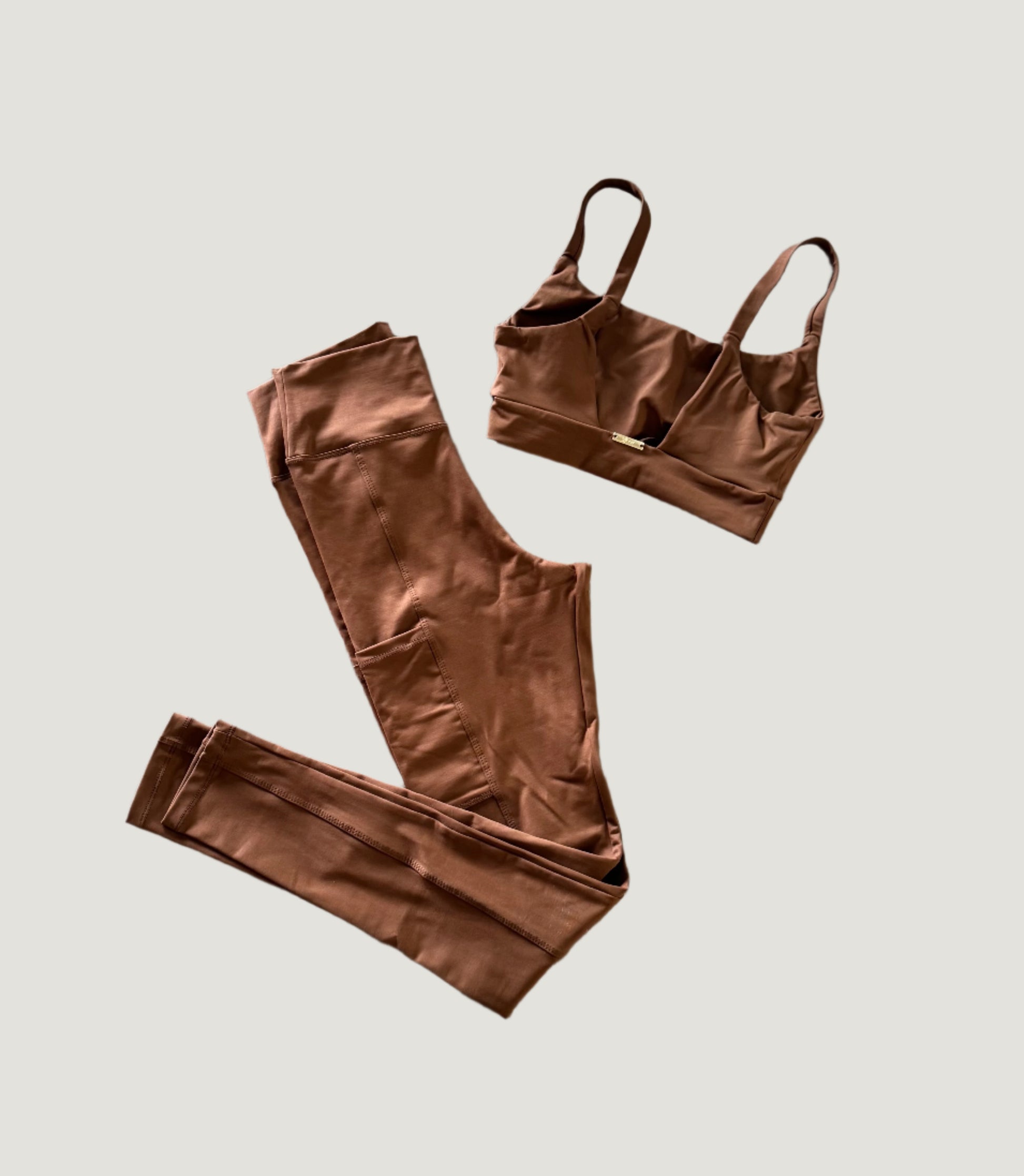 Brown Legging & Top Set